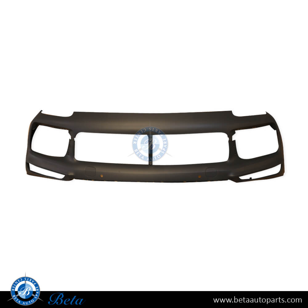 Front Bumper with Park Assist Basic for Porsche Cayenne 2018-Up models, Part Number 9Y0807217CG2X Front Bumper with Park Assist Basic for Porsche Cayenne 2018-Up models, Part Number 9Y0807217CG2X